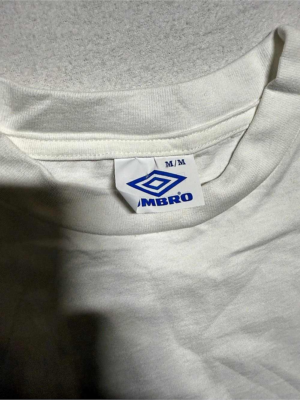 Vintage 1990s Umbro Graphic Tee in White Size Medium brand new - Picture 3 of 5